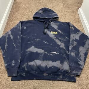 Carhartt CSX Avon Terminal Hoodie Acid Washed Size XL Navy K132